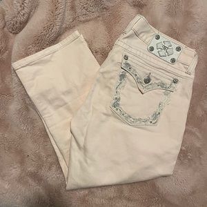 Pink Miss Me Capri’s